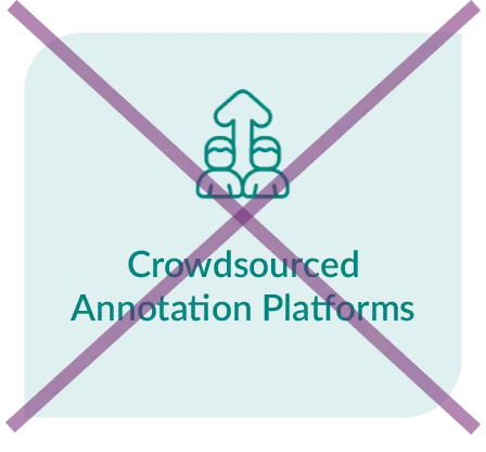 no-crowsourced-annotation-platforms
