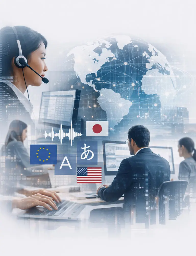 Externalisation de la saisie de données multilingues